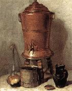 jean-Baptiste-Simeon Chardin The Copper Drinking Fountain Sweden oil painting reproduction